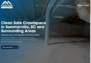 Expert Crawlspace Encapsulation Services in Summerville, SC - Clean Safe Crawlspace provides expert Crawlspace Encapsulation Services in Summerville, SC. Our skilled team seals and insulates crawlspaces to prevent moisture buildup, enhance energy efficiency, and improve indoor air quality, ensuring a healthier and more durable home environment. Call us at (843) 771-3695. 
