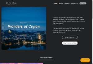 wondersofceylon - Wonders of Ceylon is a travel blog about Sri Lanka, committed to providing travelers with the most up-to-date and informative content about the country&#039;s amazing destinations and experiences.