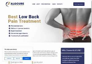 Lower Back Pain reasons and Treatments - Suffering from pain issues in your body or need advice for pain management &ndash; book your consultation with ALGCURE today and consult with the best doctors in town!