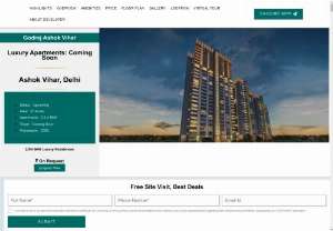Godrej Ashok Vihar Delhi - Godrej Ashok Vihar Delhi is an upcoming residential project developed by Godrej Properties. This project has 2,3 and 4 BHK Luxury apartments specially designed for residents For more information regarding this project please visit our website and fill out the inquiry form we will contact you immediately. 