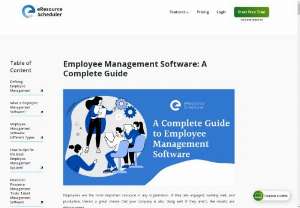 Employee Management Software: A Complete Guide - Employee management software: a complete guide provides comprehensive insights into optimizing workforce operations. Learn about features, benefits, and best practices for selecting and implementing tools that streamline HR processes, enhance productivity, and improve employee satisfaction in this all-encompassing resource.