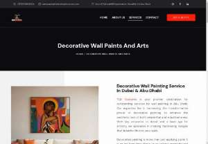 Wall Painting &amp; Custom Decorating Painting Abu Dhabi - TLD the top professional decorative painting company in Dubai offers wall painting services and custom painting in Abu Dhabi for home &amp; commercial spaces 
