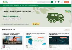 Buy Ayurvedic Medicine Online | HealthyBazar - Buy Ayurvedic medicine online and embrace natural healing. Elevate your well-being with trusted AYUSH medicines &amp; consultations available at HealthyBazar.