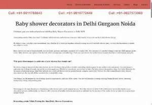 Screenshot of Baby Shower Decorators in Delhi