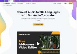 Easy Audio Translator Online - Free Tool - Transform your audio files with a free online audio translator, a versatile tool for seamless language conversion. Ideal for students, professionals, and travelers. Supports multiple languages and offers quick turnaround times.