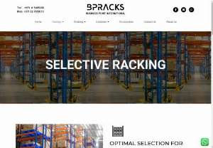 Selective Racking | Racks And Shelves &ndash; UAE - Selective racking is a versatile storage system for warehouses. It is adaptable for the direct access of the goods and makes inventory management easy. The racks are highly customizable in various sizes depending upon the space utilization of the warehouse. It is easy for the goods to be picked from the storage for seamless operations. Connect with Business Point International, UAE for more information about racks and shelves. 