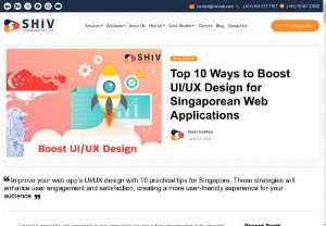 Essential Tips to Boost UI/UX Design for Singaporean Web Applications  - Are you optimizing your UI/UX design for Singaporean web applications? Discover essential tips to enhance user engagement, streamline navigation, and improve aesthetics. From intuitive interfaces to smooth user journeys, learn how to create interfaces that engage and convert more potential users. Dive into the latest trends and best practices to ensure your web applications stand out in Singapore&#039;s competitive market. Read the complete blog and transform your design approach. 