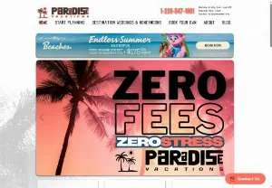 Screenshot of Paradise Vacations