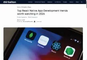 Screenshot of React Native App Development Trends for 2024
