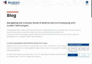 Screenshot of Avalon Technologies Electronic Manufacturing Services