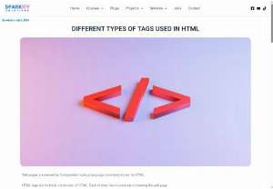 Different Types of HTML Tags