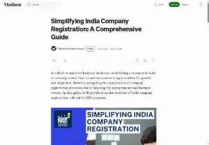 Screenshot of Simplifying India Company Registration: A Comprehensive Guide
