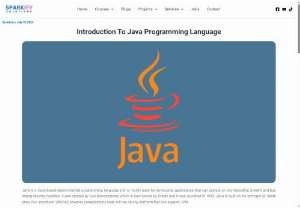 Introduction To Java Programming Language