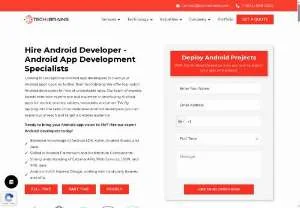 Screenshot of Hire Android Developers for App Development