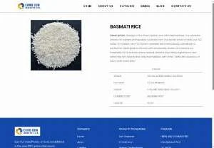 Screenshot of Premium Basmati Rice Supplier