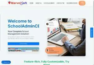 Screenshot of schoolAdmin: School Administration Software
