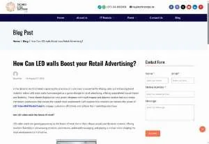 Screenshot of LED Walls for Retail Advertising