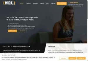 Screenshot of Hire Top Programmers in the UK