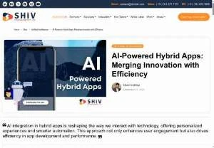 Screenshot of AI in Hybrid App Development: Innovation and Efficiency