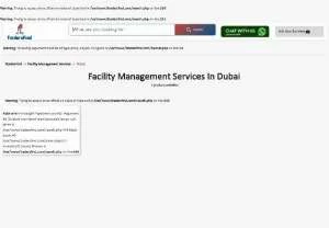 Screenshot of Facility Management Services in Dubai
