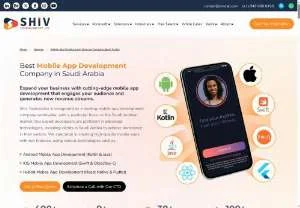 Screenshot of Mobile App Development Services in Saudi Arabia - Shiv Technolabs