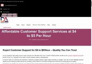 Screenshot of Affordable Customer Support Services
