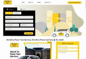 Shirdi to Pune Taxi Service - Forsure Taxi - Forsure Taxi provides comfortable and reliable taxi service from Shirdi to Pune.