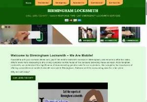 Screenshot of Birmingham Locksmith
