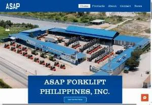 Screenshot of ASAP Forklift Philippines, Inc - Forklifts and Service