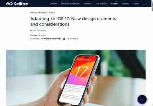 Screenshot of iOS 17: Revolutionizing iOS App Design