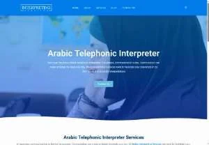 Screenshot of Arabic Telephonic Interpreter Services