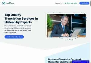 Screenshot of Translation Services in Miami