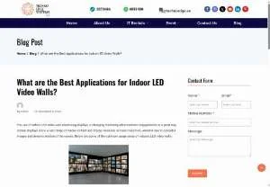 Screenshot of Indoor LED Video Wall Applications