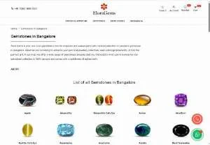 Screenshot of Elora Gems: Buy Certified Gemstones in Bangalore