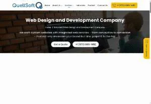 Screenshot of QuellSoft Web Design and Development Services