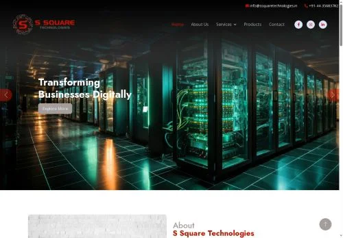 Screenshot of S Square Technologies - Total IT Infra