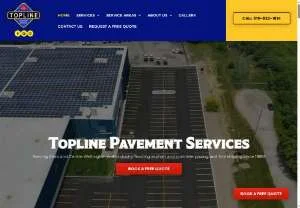 Screenshot of Topline Pavement Services