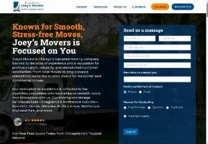 Screenshot of Joeys Movers - Chicagoland Moving Services