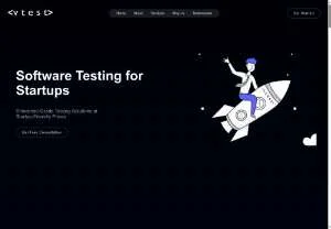 Screenshot of VTEST - Software Testing Solutions for Startups