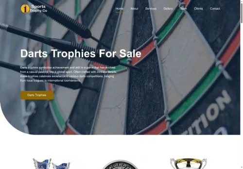 Screenshot of Darts Trophies For Sale