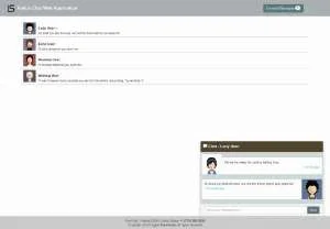 Screenshot of Angular Redux Chat Web Application Development