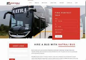 Screenshot of Natraj Bus Online