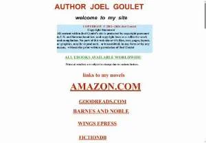 Screenshot of Joel Goulet's Novels