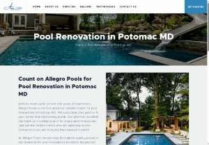 Screenshot of Custom Pool Remodeling Potomac MD Solutions