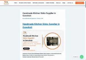Screenshot of Handmade Kitchen Sinks Supplier
