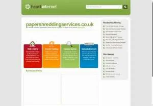 Screenshot of Paper Shredding and Recycling Services in Scotland