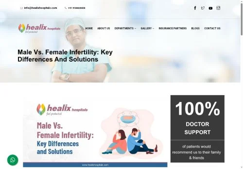 Screenshot of Male vs. Female Infertility: Key Differences & Solutions