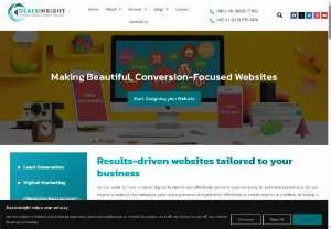 Screenshot of Website Design and Development Services
