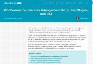 Screenshot of WooCommerce Inventory Management: Plugins & Tips