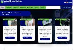 Screenshot of Locksmith Coral Springs: Security Services